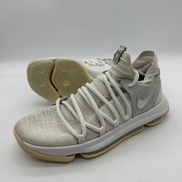 Nike‎ KD 10 897815-100 Mens 8.5 Still KD White Pure Platinum Basketball Shoes main image 7